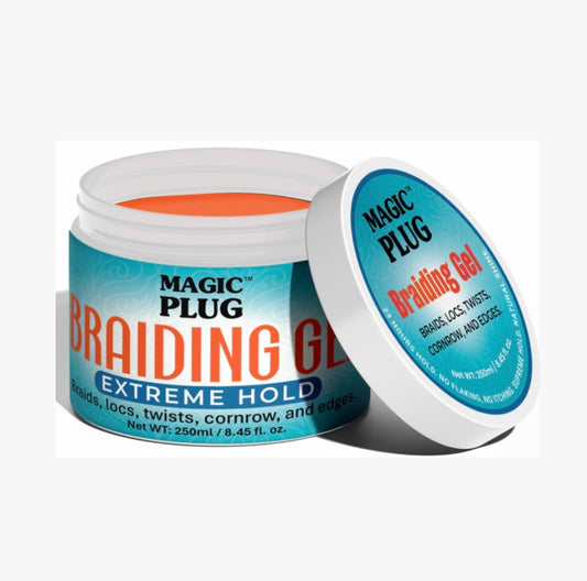 MAGIC PLUG Braiding Gel Extreme Hold 250ml .